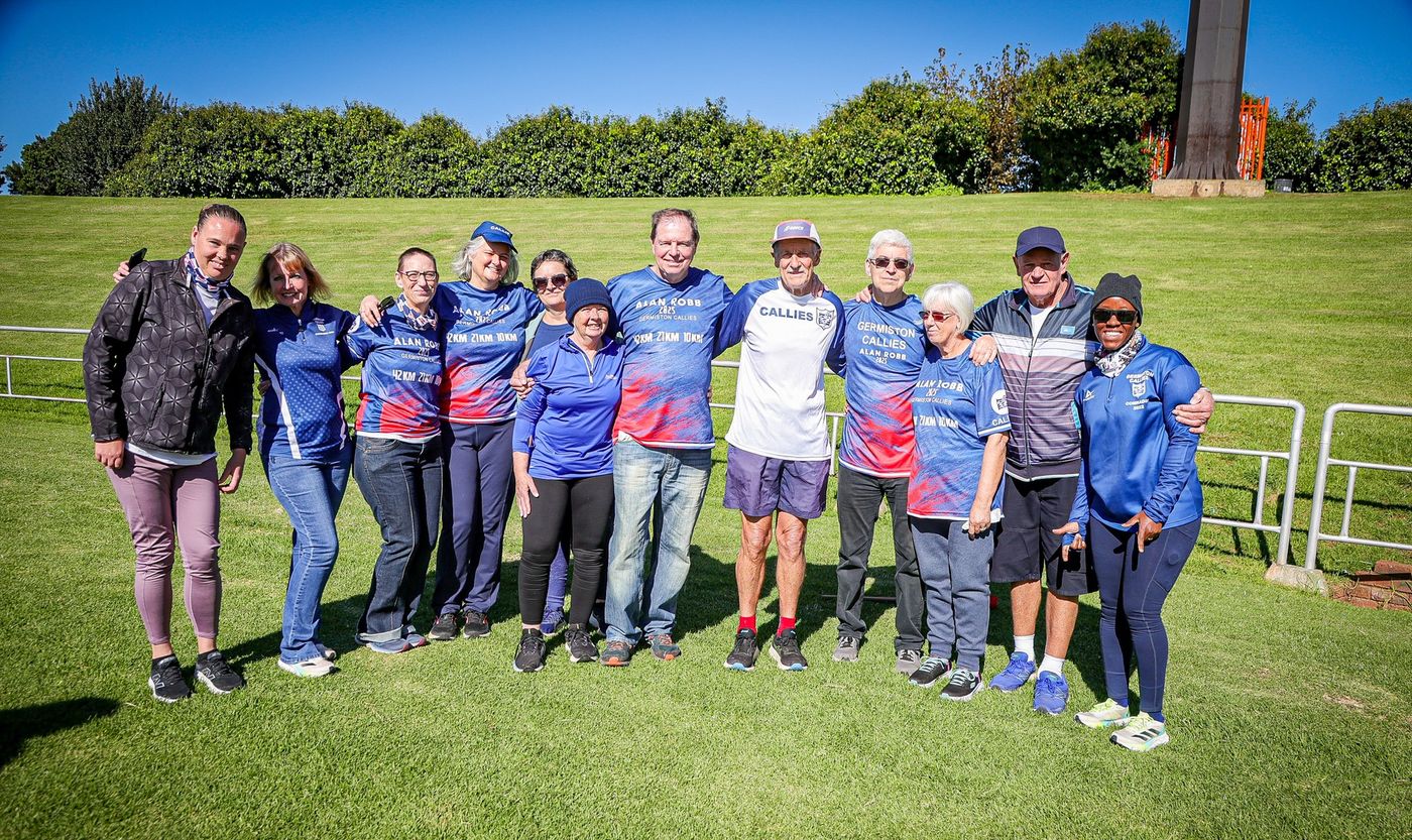 Germiston Callies members at the Alan Robb Marathon 2025